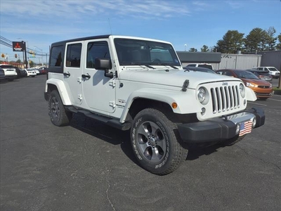 2018 Jeep Wrangler JK Unlimited 4X4 Sahara 4DR SUV