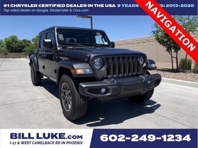 CERTIFIED PRE-OWNED 2021 JEEP GLADIATOR SPORT 80TH ANNIVERSARY WITH NAVIGATION & 4WD