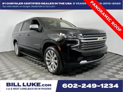 PRE-OWNED 2021 CHEVROLET SUBURBAN PREMIER WITH NAVIGATION & 4WD