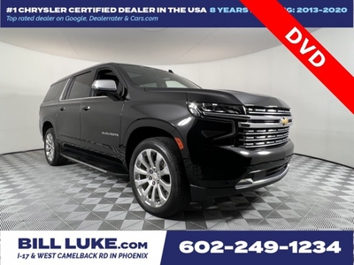 PRE-OWNED 2021 CHEVROLET SUBURBAN PREMIER WITH NAVIGATION & 4WD