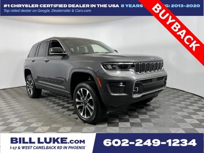 PRE-OWNED 2022 JEEP GRAND CHEROKEE OVERLAND WITH NAVIGATION & 4WD