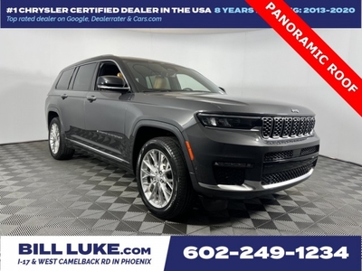 CERTIFIED PRE-OWNED 2021 JEEP GRAND CHEROKEE L SUMMIT WITH NAVIGATION & 4WD