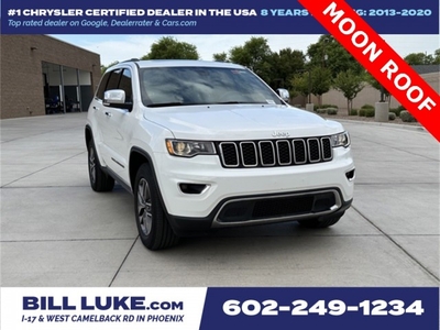 CERTIFIED PRE-OWNED 2020 JEEP GRAND CHEROKEE LIMITED WITH NAVIGATION & 4WD