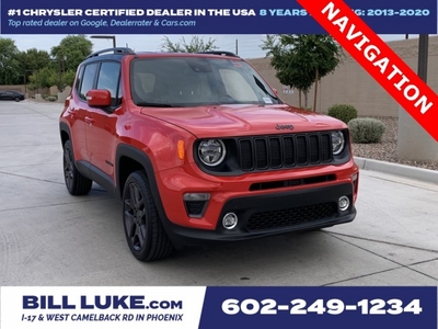 CERTIFIED PRE-OWNED 2019 JEEP RENEGADE LIMITED WITH NAVIGATION & 4WD