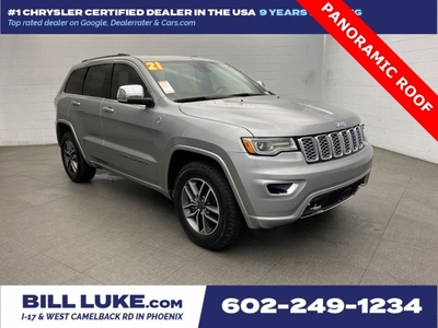 CERTIFIED PRE-OWNED 2021 JEEP GRAND CHEROKEE OVERLAND WITH NAVIGATION & 4WD