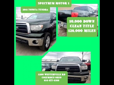 2011 Toyota Tundra Tundra-Grade CrewMax 5.7L 4WD for sale in Columbus, OH