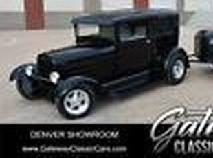 1929 Ford Model A 2 Door Sedan Black 1929 Ford Model A 302 V8 C-4 Automatic for sale in Englewood, Colorado, Colorado