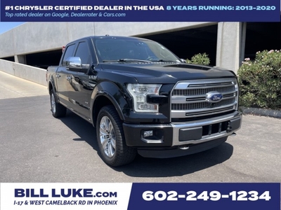 PRE-OWNED 2016 FORD F-150 PLATINUM WITH NAVIGATION & 4WD
