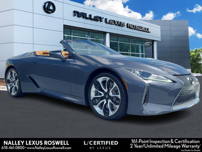 Certified 2023 Lexus LC 500 Convertible