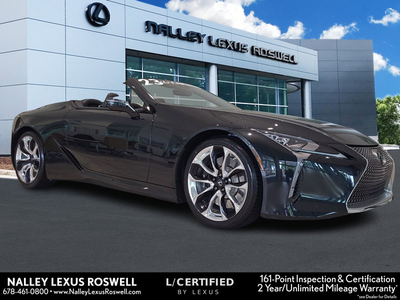 Certified 2023 Lexus LC 500 Convertible