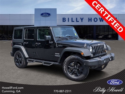 Used 2016 Jeep Wrangler Unlimited Sport
