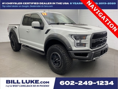 PRE-OWNED 2017 FORD F-150 RAPTOR WITH NAVIGATION & 4WD