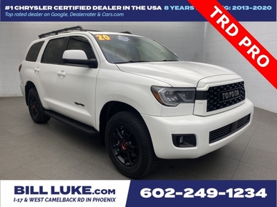PRE-OWNED 2020 TOYOTA SEQUOIA TRD PRO WITH NAVIGATION & 4WD