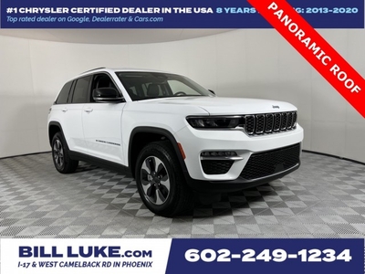 PRE-OWNED 2022 JEEP GRAND CHEROKEE BASE 4XE WITH NAVIGATION & 4WD