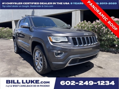 PRE-OWNED 2015 JEEP GRAND CHEROKEE LIMITED WITH NAVIGATION & 4WD
