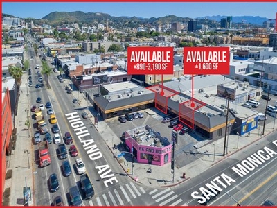 High Profile Hollywood Retail, Possible Restaurant Available - 6775 Santa Monica Blvd, Los Angeles, CA 90038