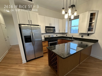 2616 W Rice St - 3, Chicago, IL 60622 - Condo for Rent