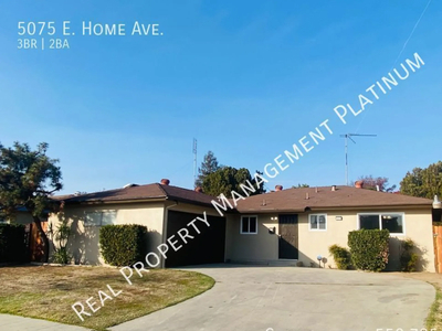 5075 E Home Ave, Fresno, CA 93727 - House for Rent