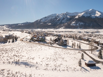 This Beautiful 0.82 Acre Lot Enjoys Breathtaking Views Of Mt. Crested Butte