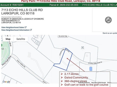 7113 Echo Hills Club Rd, Larkspur, CO 80118