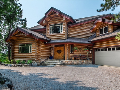 Welcome To This Quintessential Montana Log Home!
