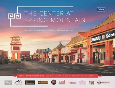 THE CENTER AT SPRING MOUNTAIN - 3999 Spring Mountain Rd, Las Vegas, NV 89102