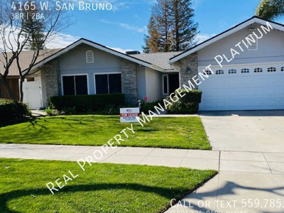 4165 W San Bruno, Fresno, CA 93722 - House for Rent